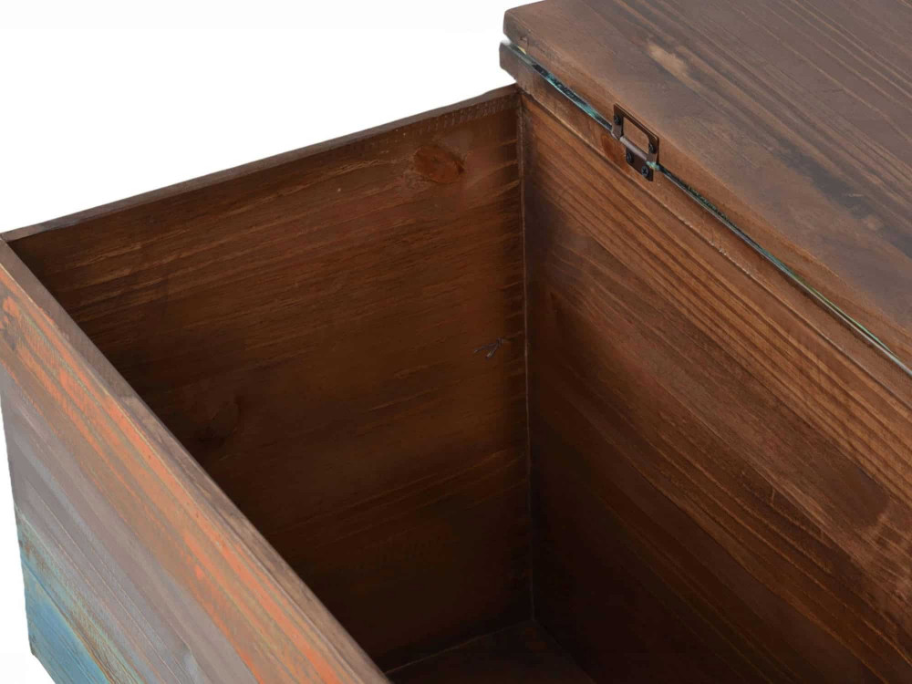 Truhentisch Cancun Shabby Chic Pinie Bunt