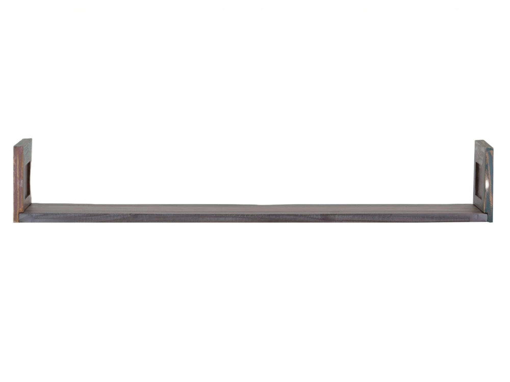 Wandregal Cancun Shabby Chic Massivholz Pinie Bunt