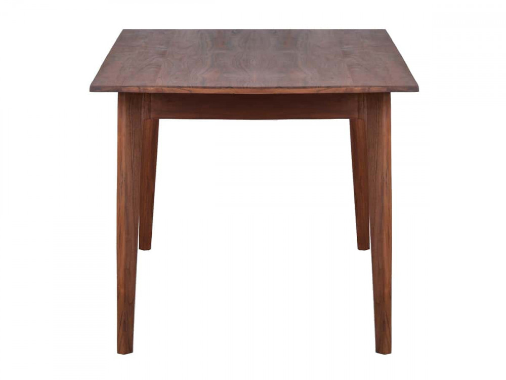 Esstisch Tamesi Modern Massivholz Teak Dunkelbraun