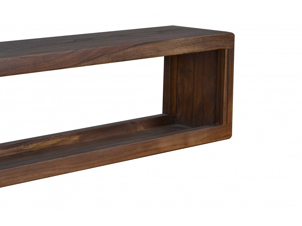 Regal Tamesi Modern Massivholz Sheesham Dunkelbraun