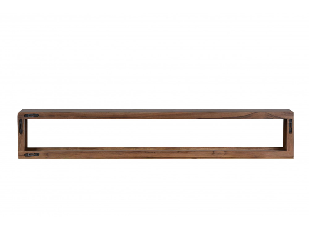 Regal Tamesi Modern Massivholz Sheesham Dunkelbraun