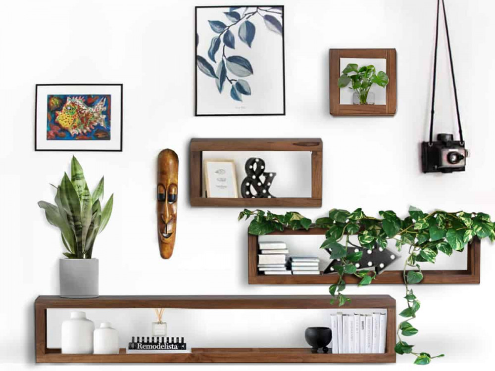 Regal Tamesi Modern Teak Dunkelbraun