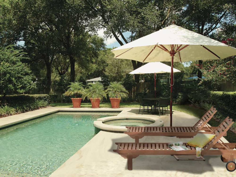 Gartenliege  Gartenmöbel Outdoor Modern Teak Honig