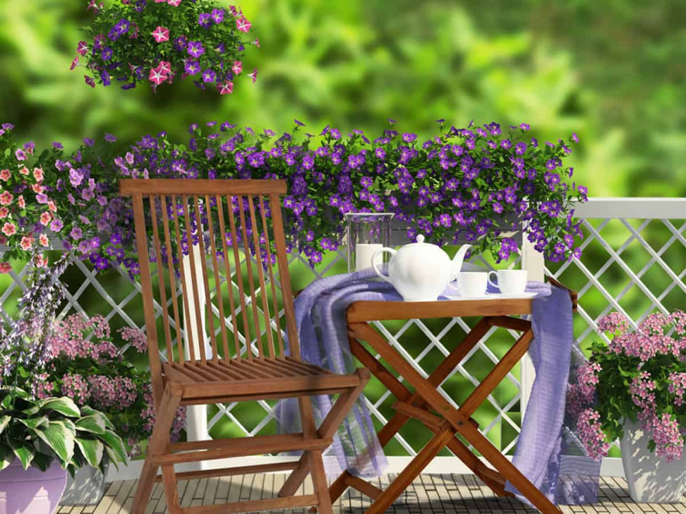 Gartentisch  Gartenmöbel Outdoor Modern Teak Honig