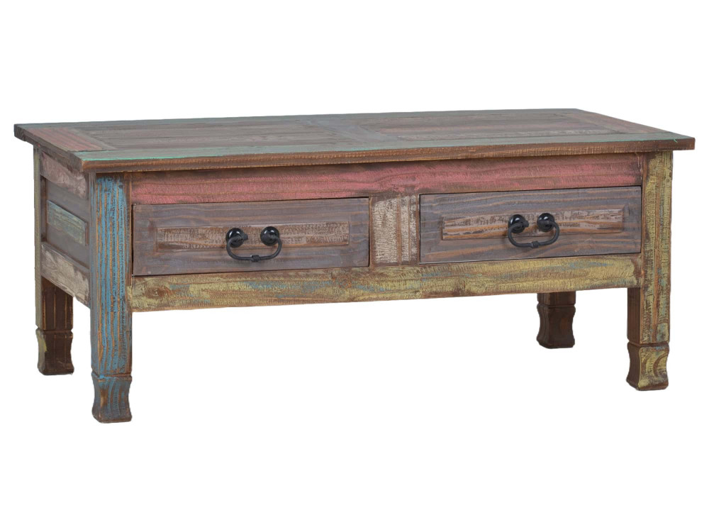 Couchtisch Cancun Shabby Chic Pinie Bunt