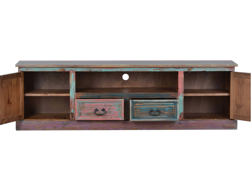 Lowboard Cancun Shabby Chic Pinie Bunt