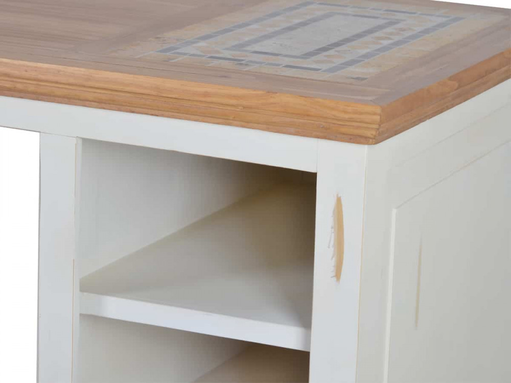 Küchenmodul Mexico Möbel Landhaus Pinie Weiß