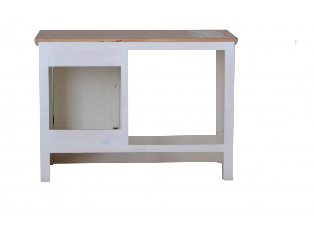 Küchenmodul Mexico Möbel Landhaus Pinie Weiß