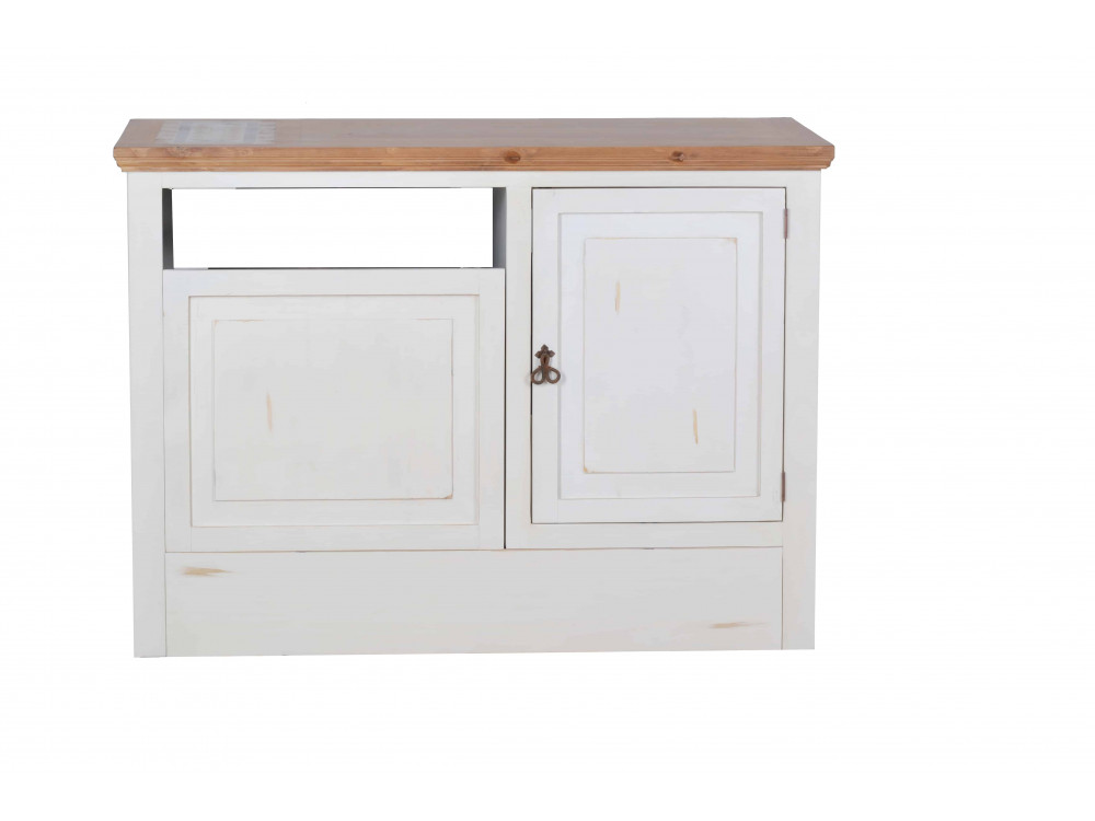 Küchenmodul Mexico Möbel Landhaus Pinie Weiß