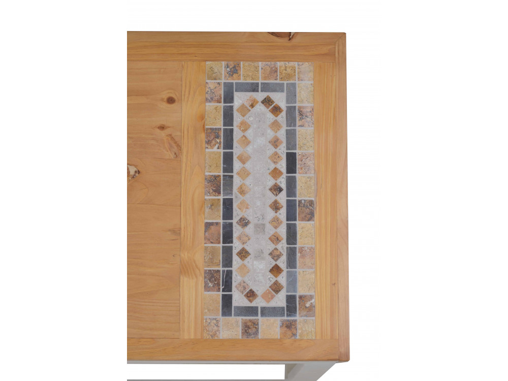 Küchenmodul Mexico Möbel Landhaus Pinie Weiß