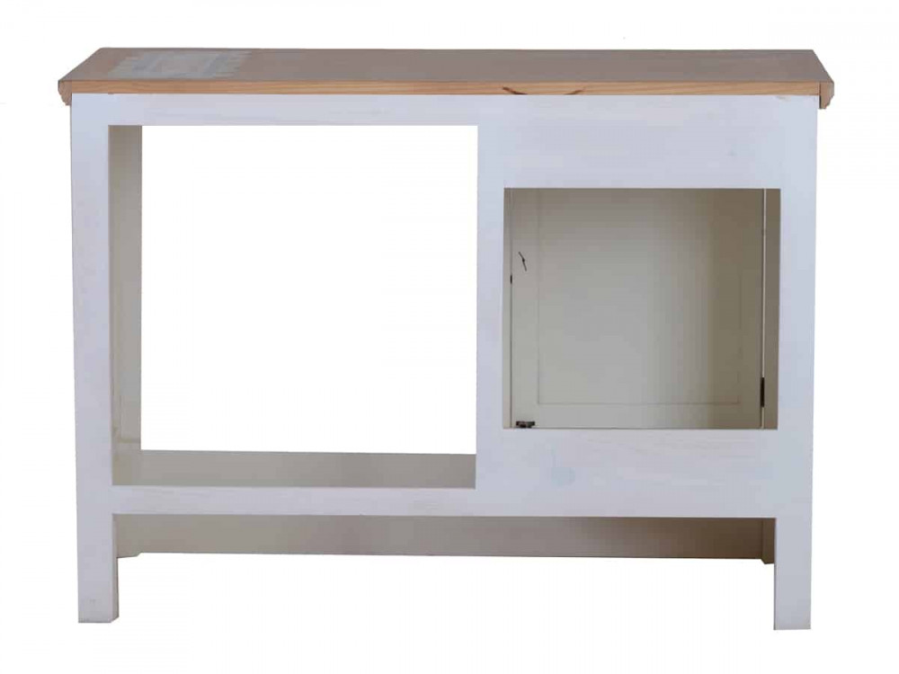 Küchenmodul Mexico Möbel Landhaus Pinie Weiß