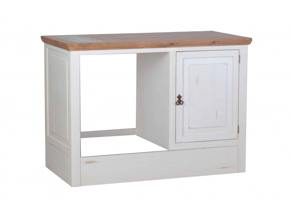 Küchenmodul Mexico Möbel Landhaus Pinie Weiß