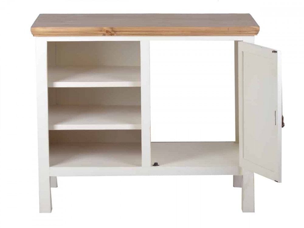 Küchenmodul Mexico Möbel Landhaus Pinie Weiß