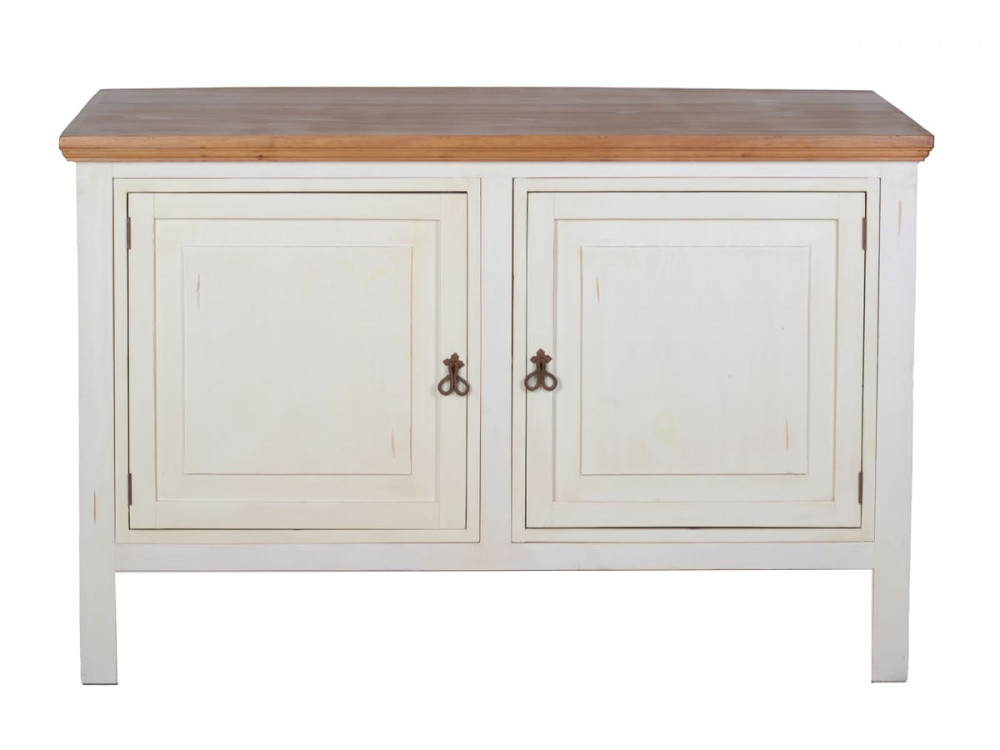 Küchenmodul Mexico Möbel Landhaus Pinie Weiß