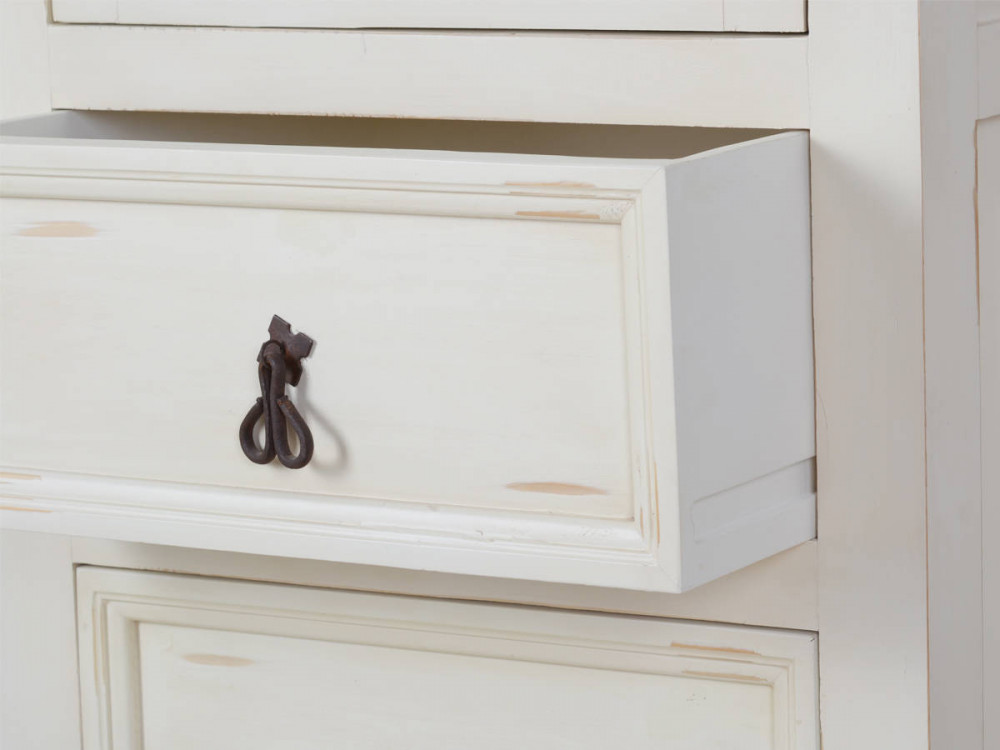 Küchenmodul Mexico Möbel Landhaus Pinie Weiß