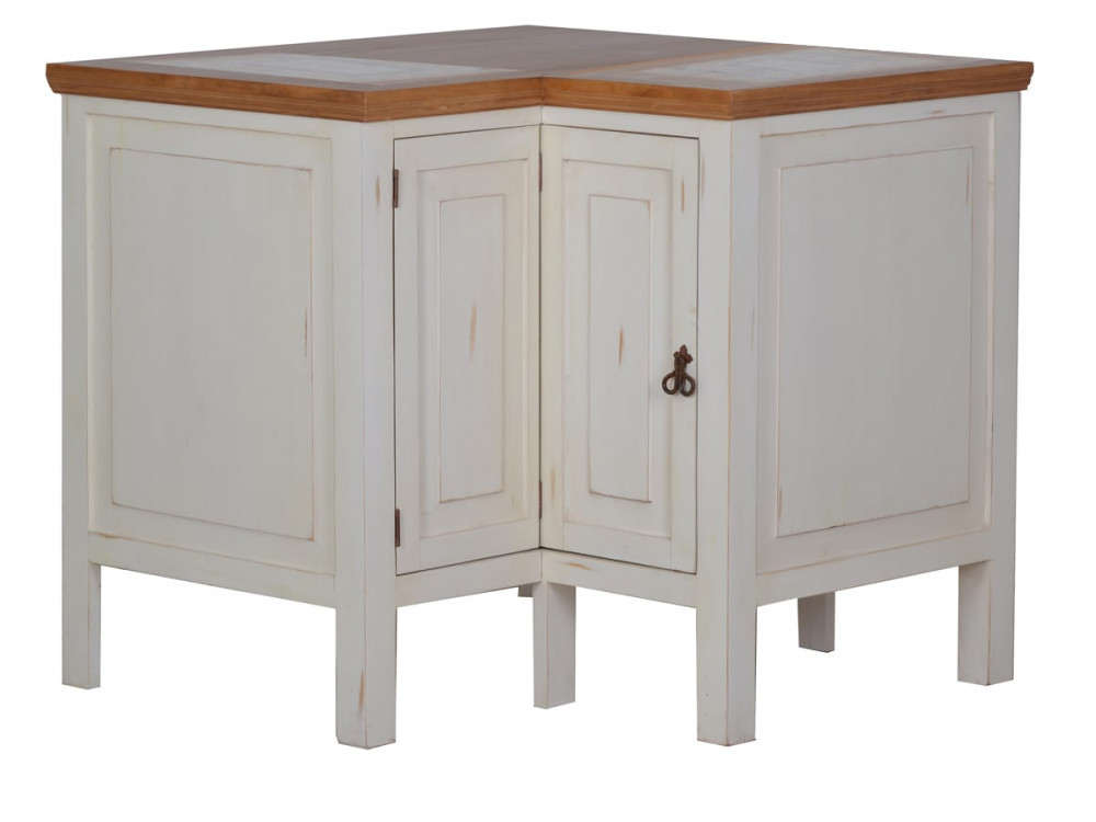 Küchenmodul Mexico Möbel Landhaus Pinie Weiß