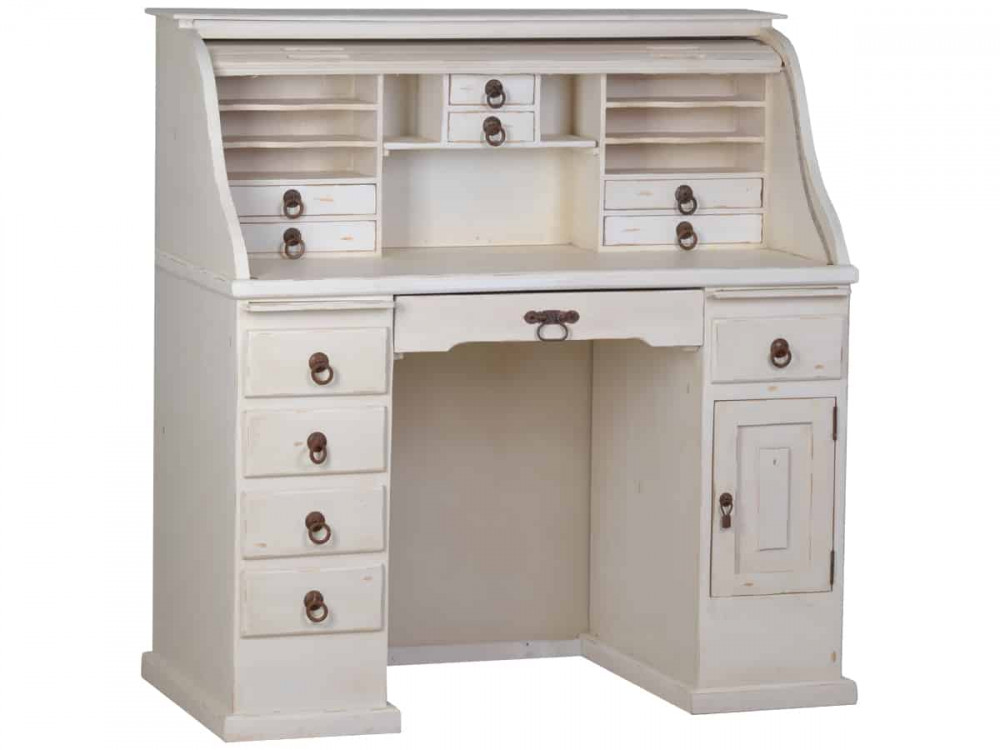 Sekretär Mexico Möbel Landhaus Pinie Weiß