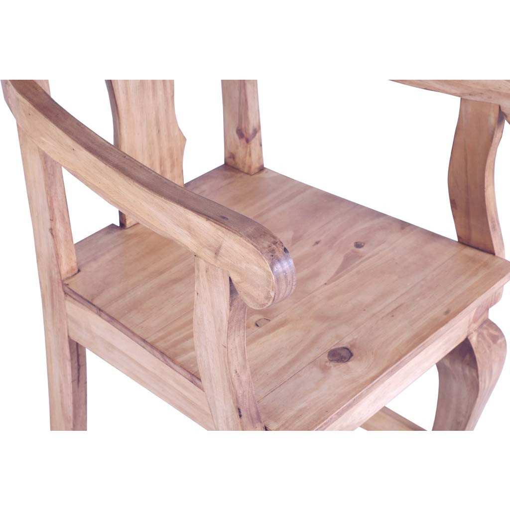 Armlehnstuhl Mexico Möbel Landhaus Pinie Honig