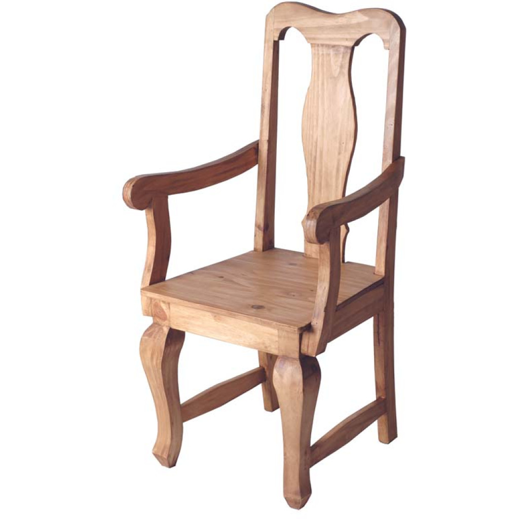 Armlehnstuhl Mexico Möbel Landhaus Pinie Honig