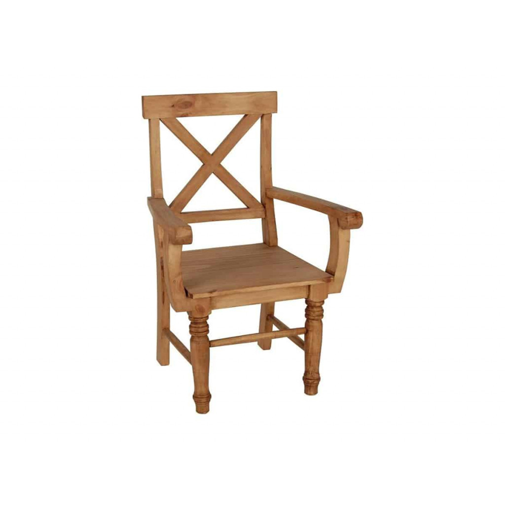 Armlehnstuhl Mexico Möbel Landhaus Pinie Honig