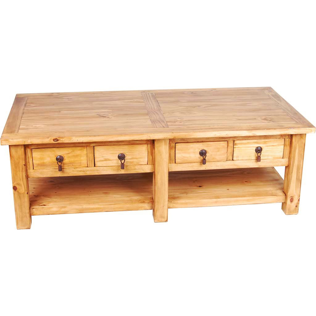 Couchtisch Mexico Möbel Landhaus Pinie Honig