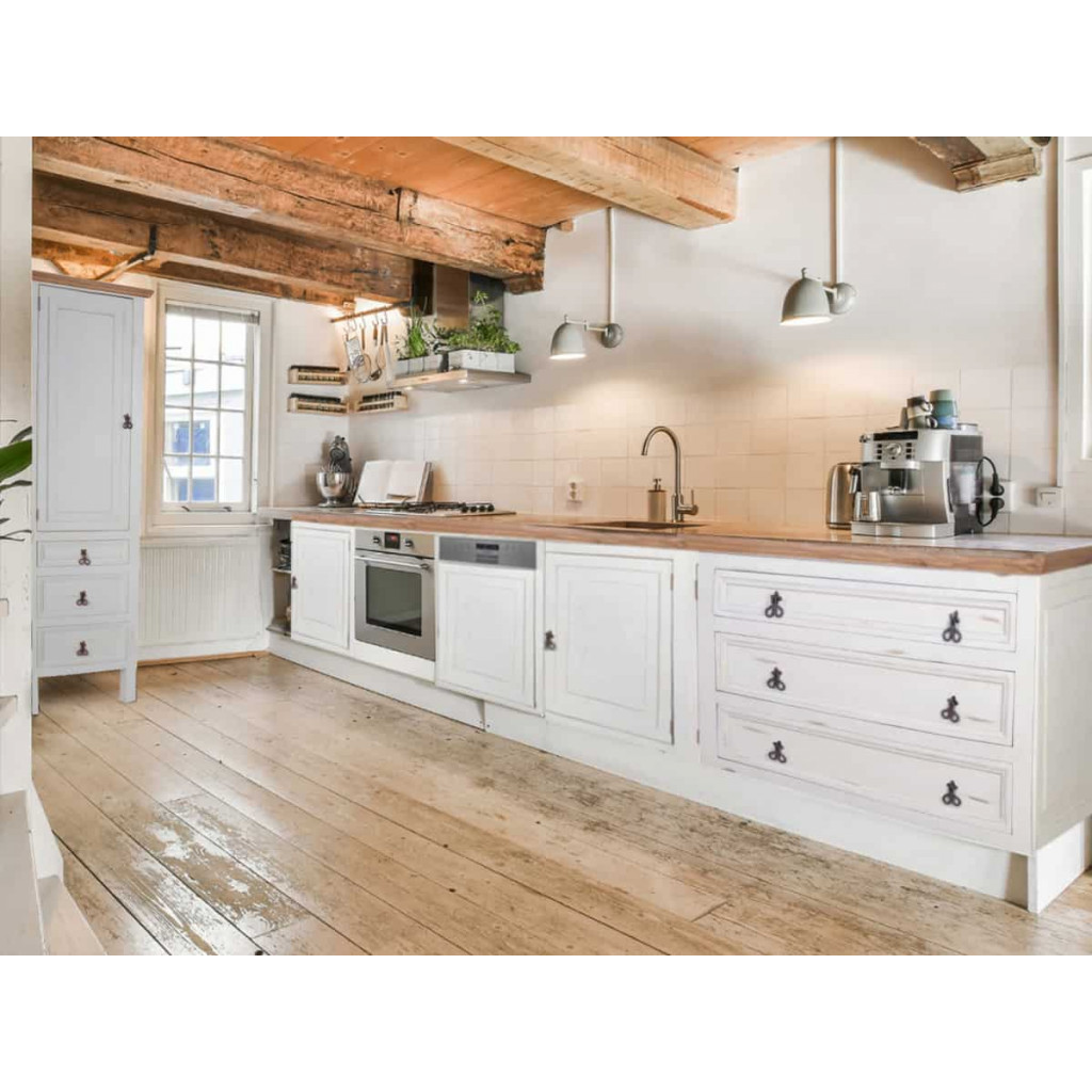 Küchenmodul Mexico Möbel Landhaus Pinie Weiß