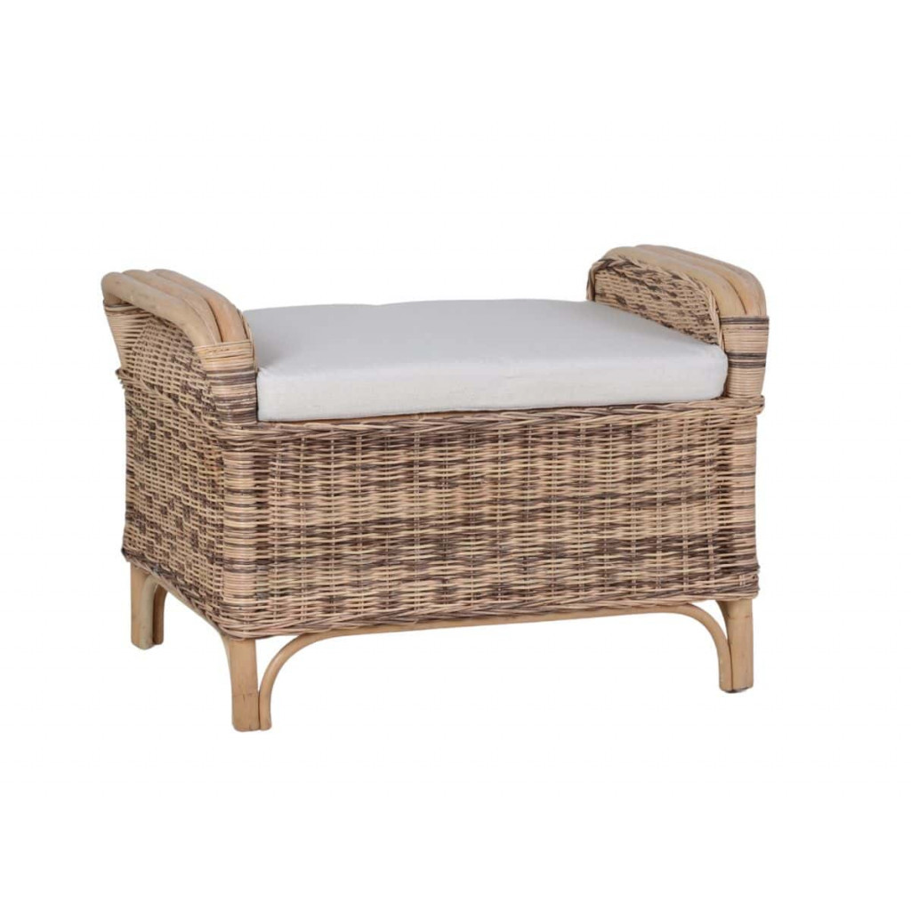 Sitzhocker  Landhaus Mahagoni Honig