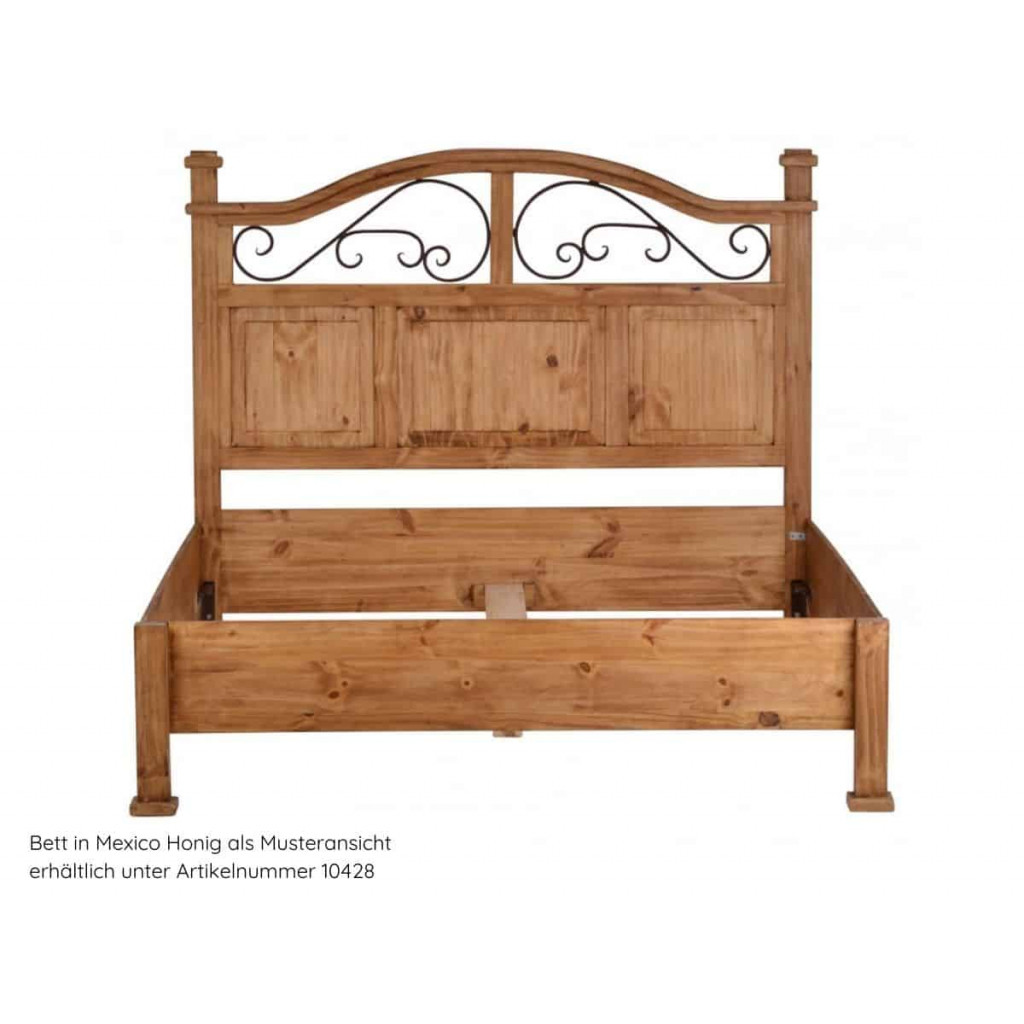 Bett Mexico Möbel Kolonialstil Pinie Kolonialstil