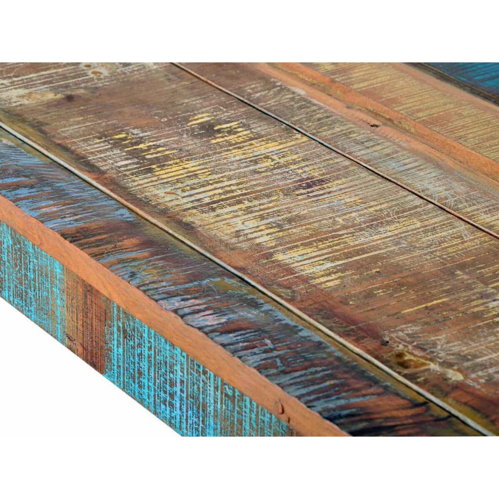 Esstisch  Shabby Chic Massivholz Recycletes Holz Braun