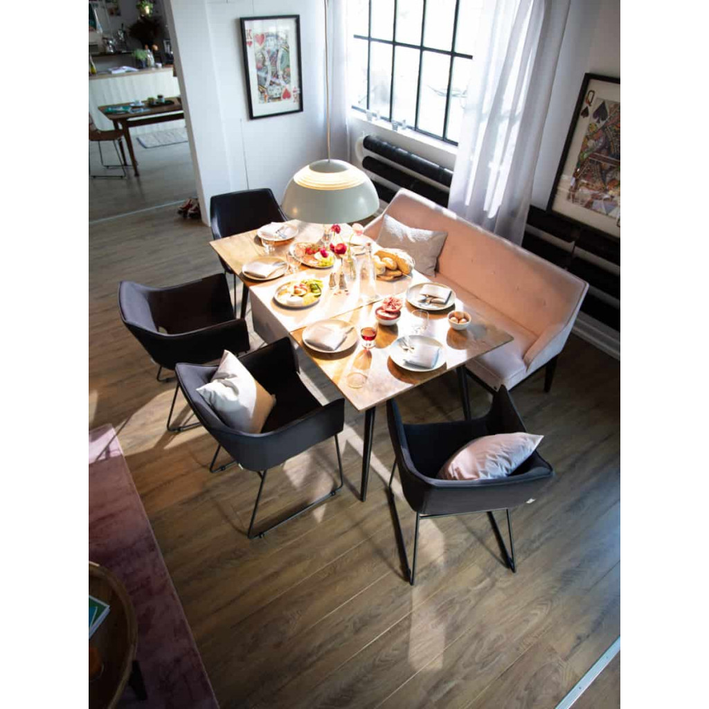 Esstisch Tom Tailor Modern Massivholz Metall Mango Dunkelbraun