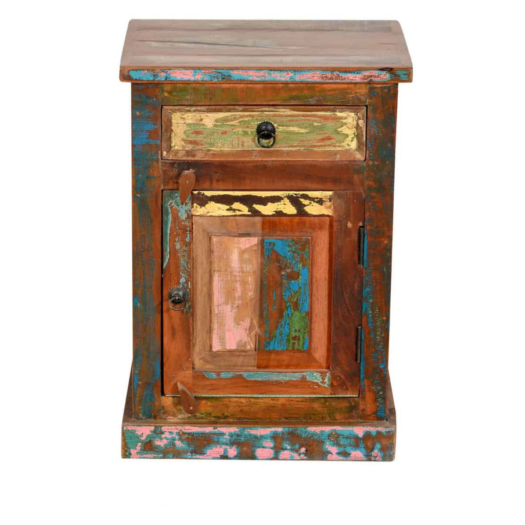 Kommode  Shabby Chic Massivholz Recycletes Holz Braun