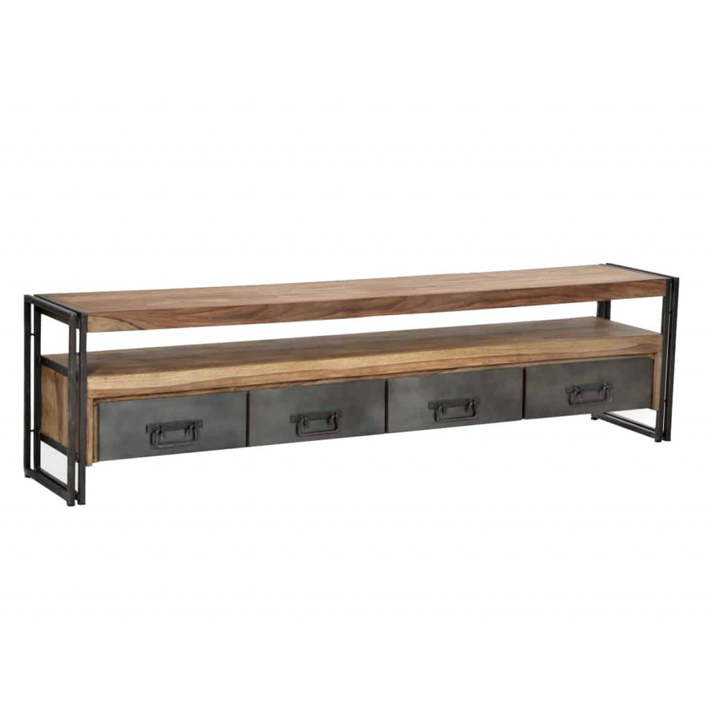 Lowboard Madras Modern Akazie Dunkelbraun