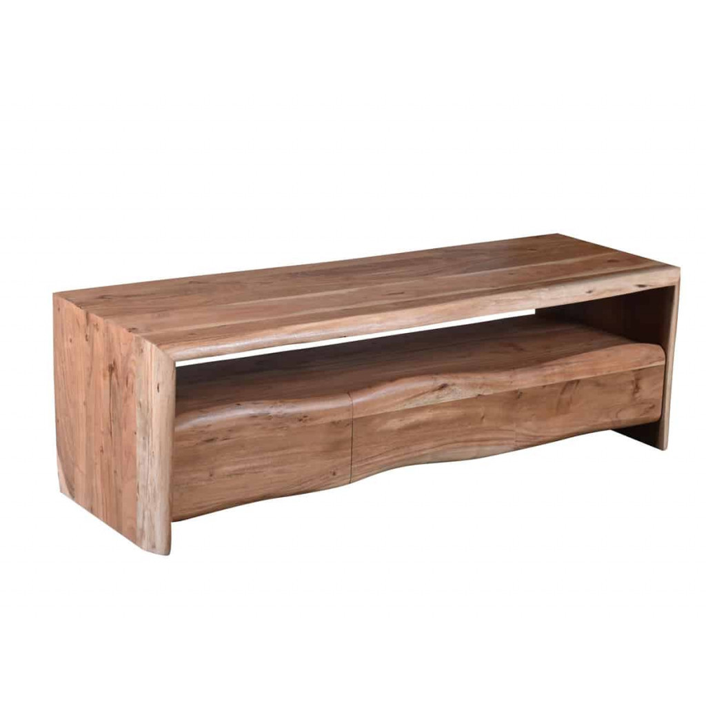 Lowboard  Modern Massivholz Akazie Akazie natur