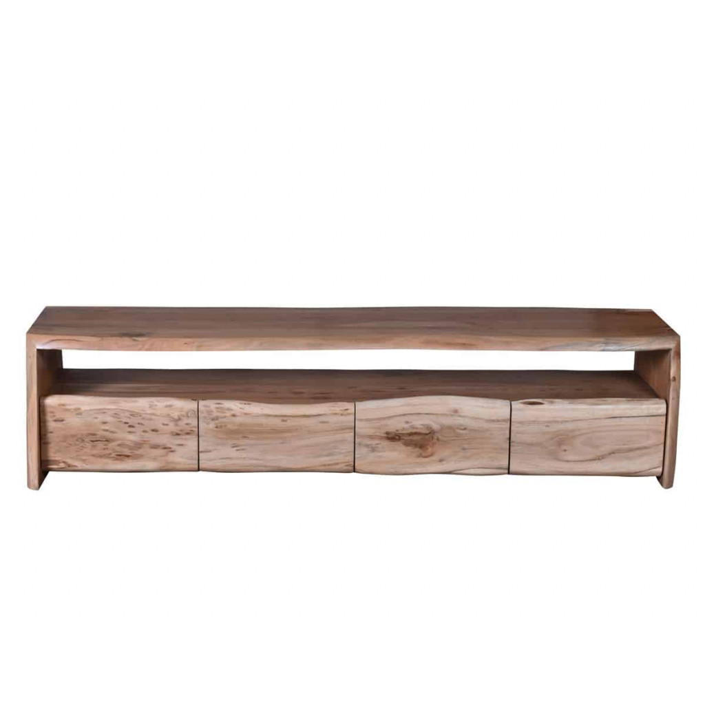 Lowboard  Modern Massivholz Akazie Akazie natur