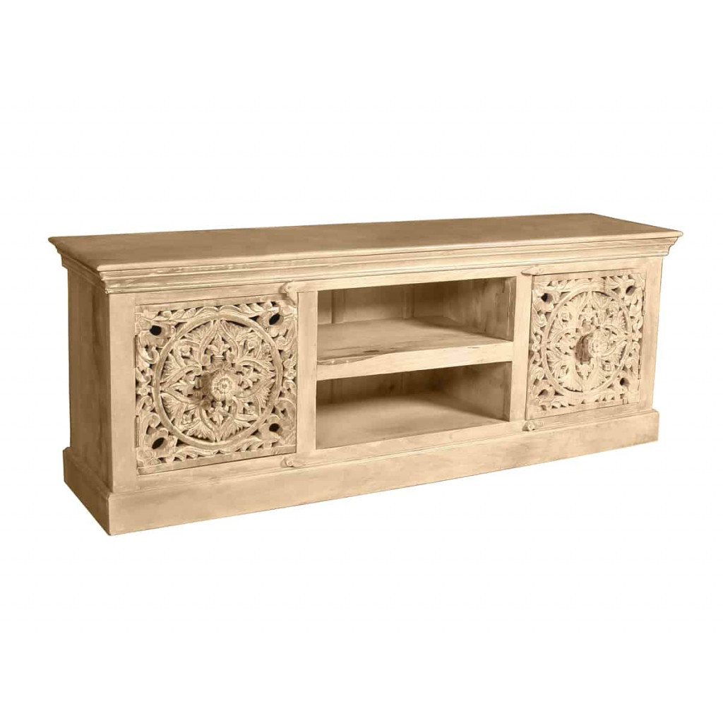 Lowboard Varanasi Modern Massivholz Mango Natur