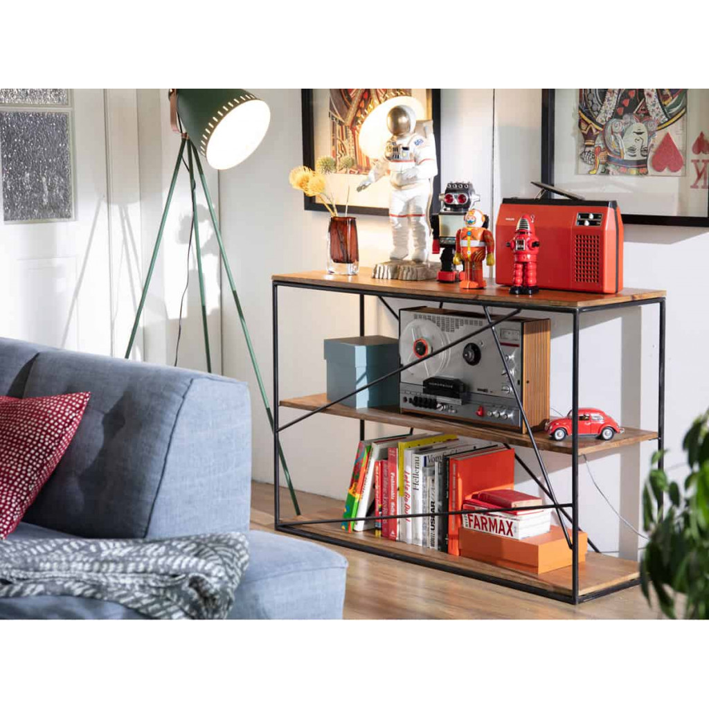 Regal Tom Tailor Modern Massivholz Metall Mango Braun