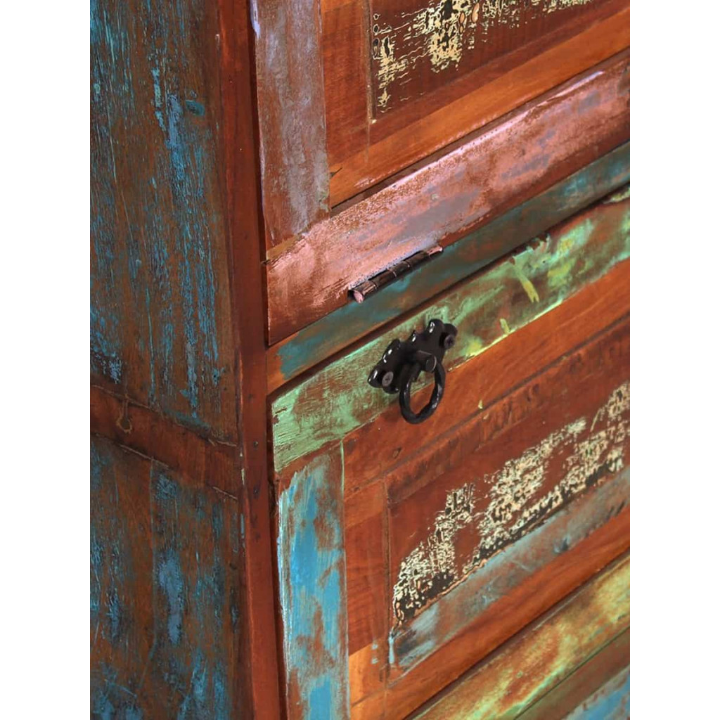 Schuhschrank Seaside Shabby Chic Recycletes Holz Braun