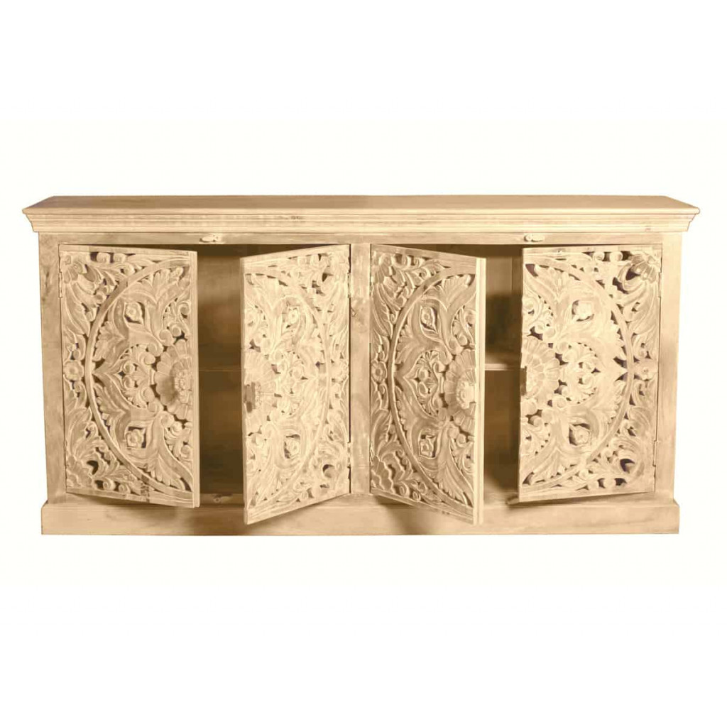 Sideboard Varanasi Modern Massivholz Mango Natur