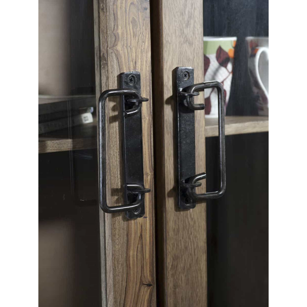 Vitrine Madras Modern Akazie Braun