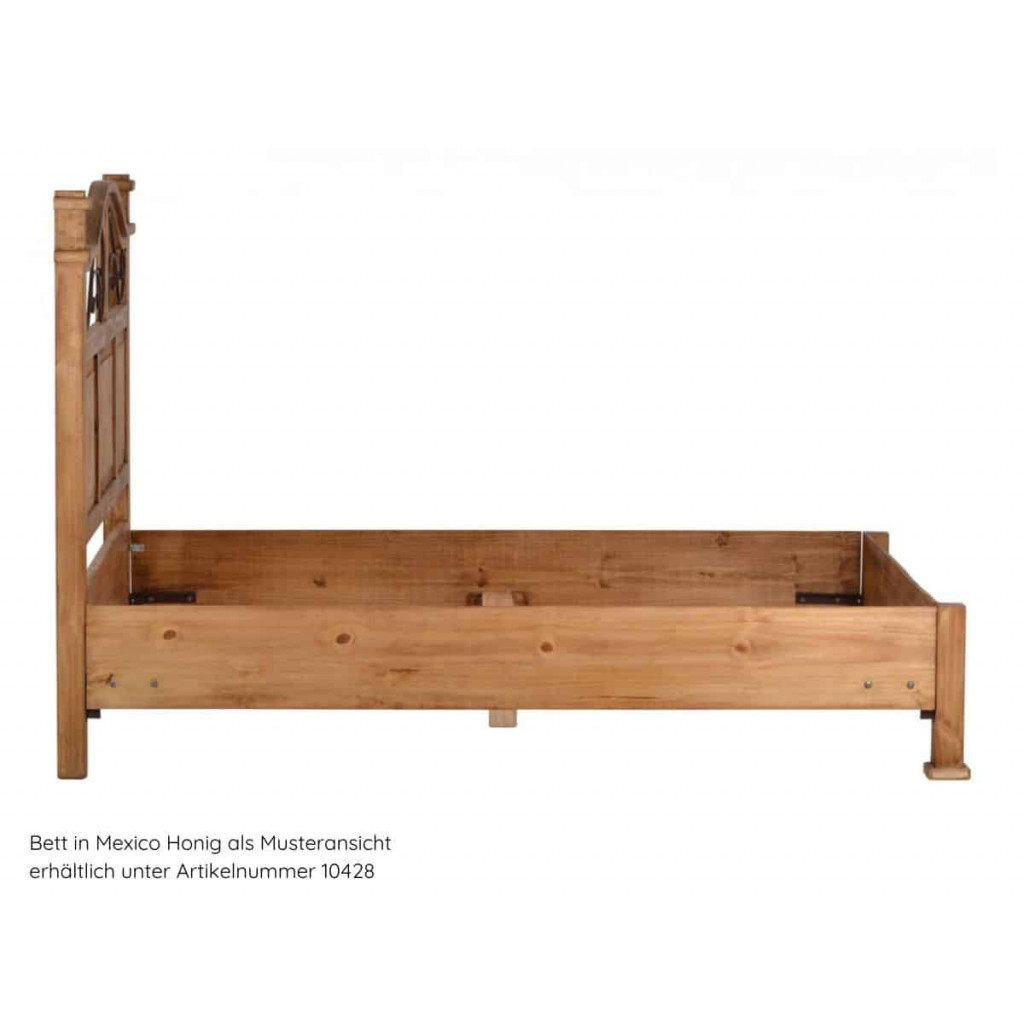 Bett Mexico Möbel Kolonialstil Pinie Kolonialstil