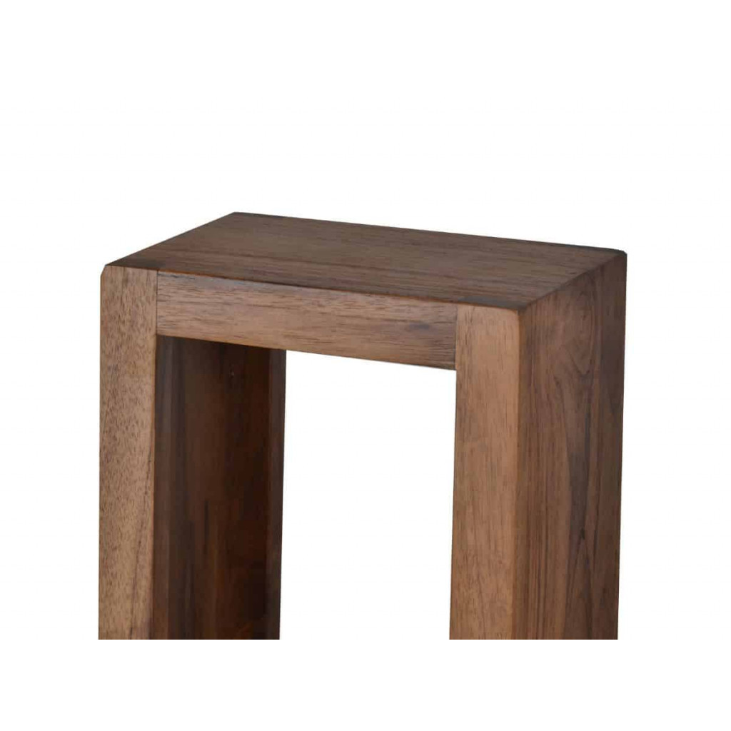 Regal Tamesi Modern Massivholz Sheesham Dunkelbraun