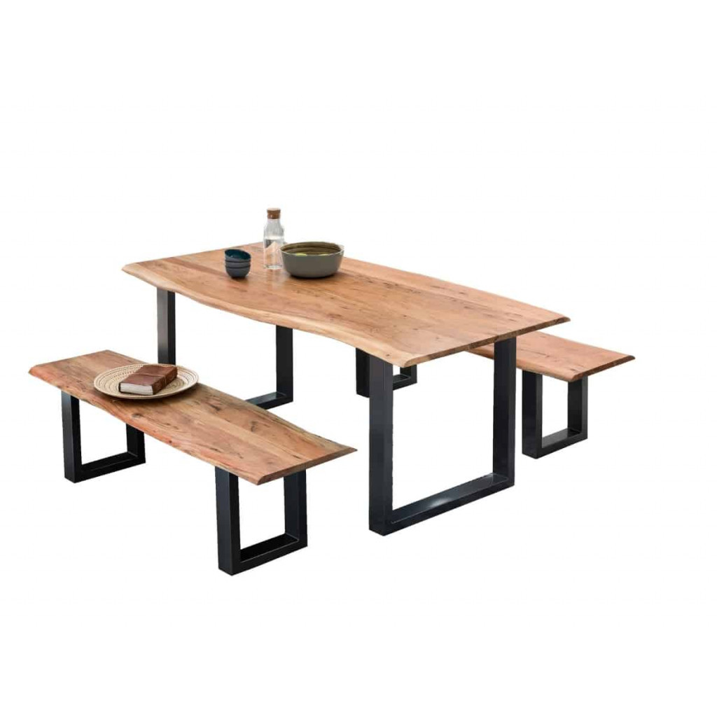 Esstisch Vanaja Modern Akazie Braun