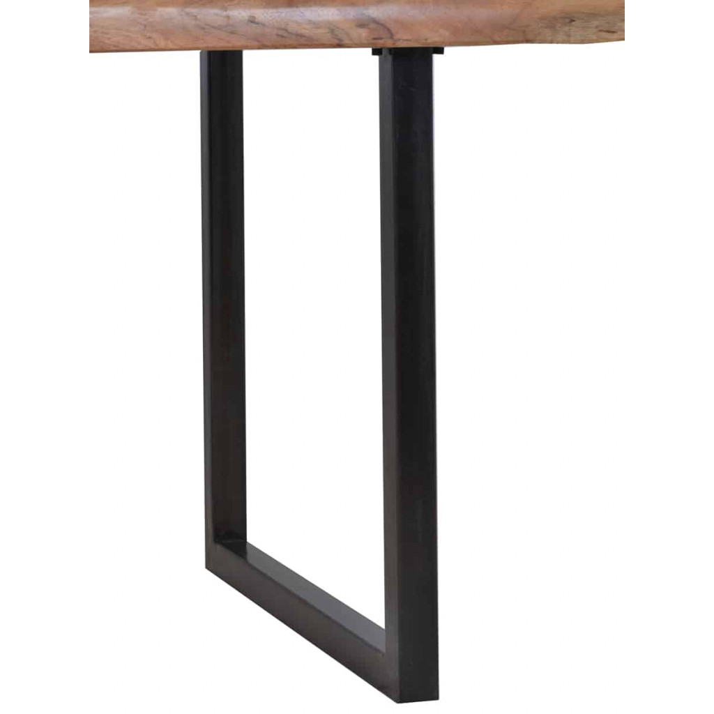 Esstisch Vanaja Modern Teak Dunkelbraun