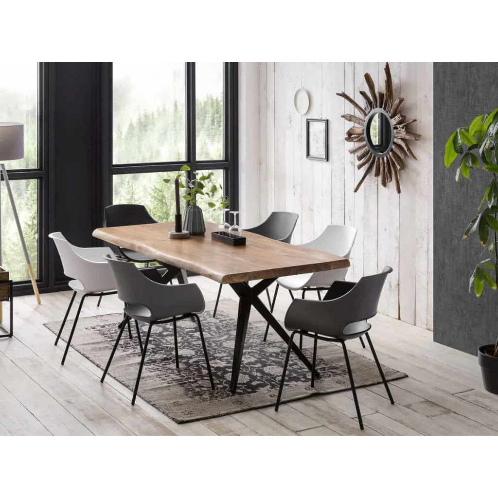 Esstisch Vanaja Modern Akazie Akazie natur