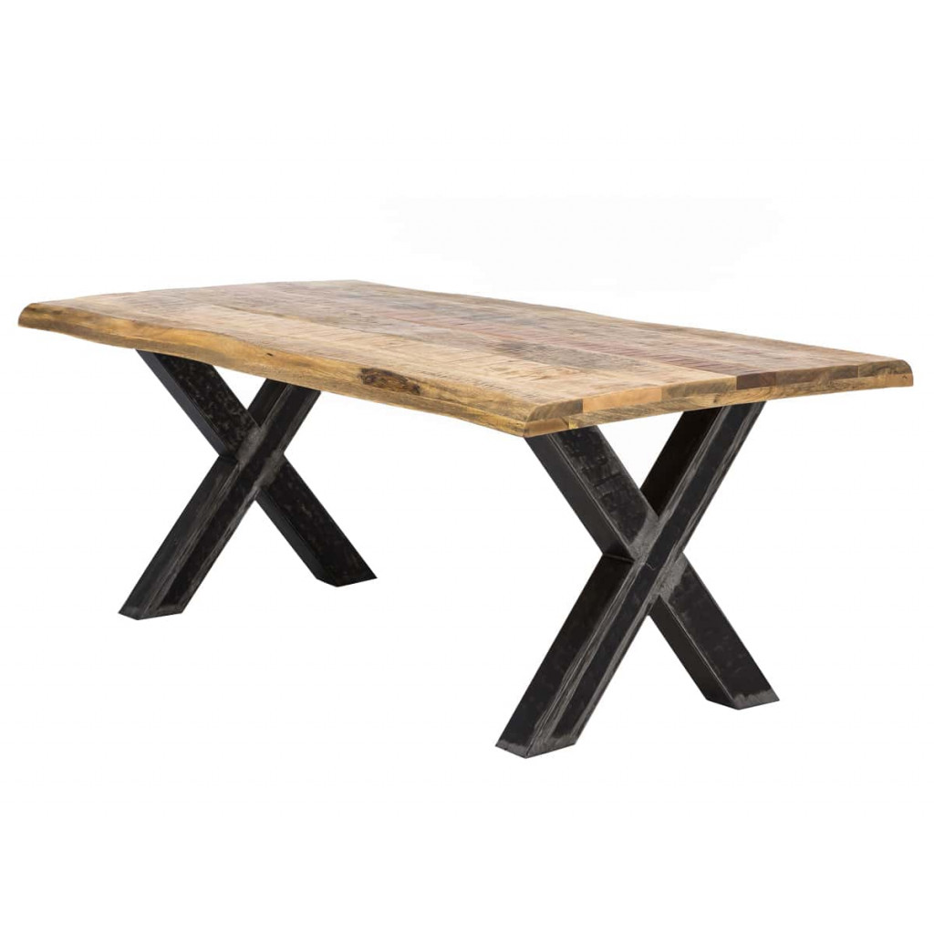 Esstisch Vanaja Modern Mango Dunkelbraun