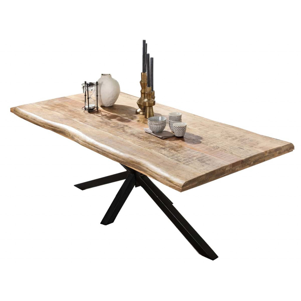 Esstisch Vanaja Modern Mango Dunkelbraun