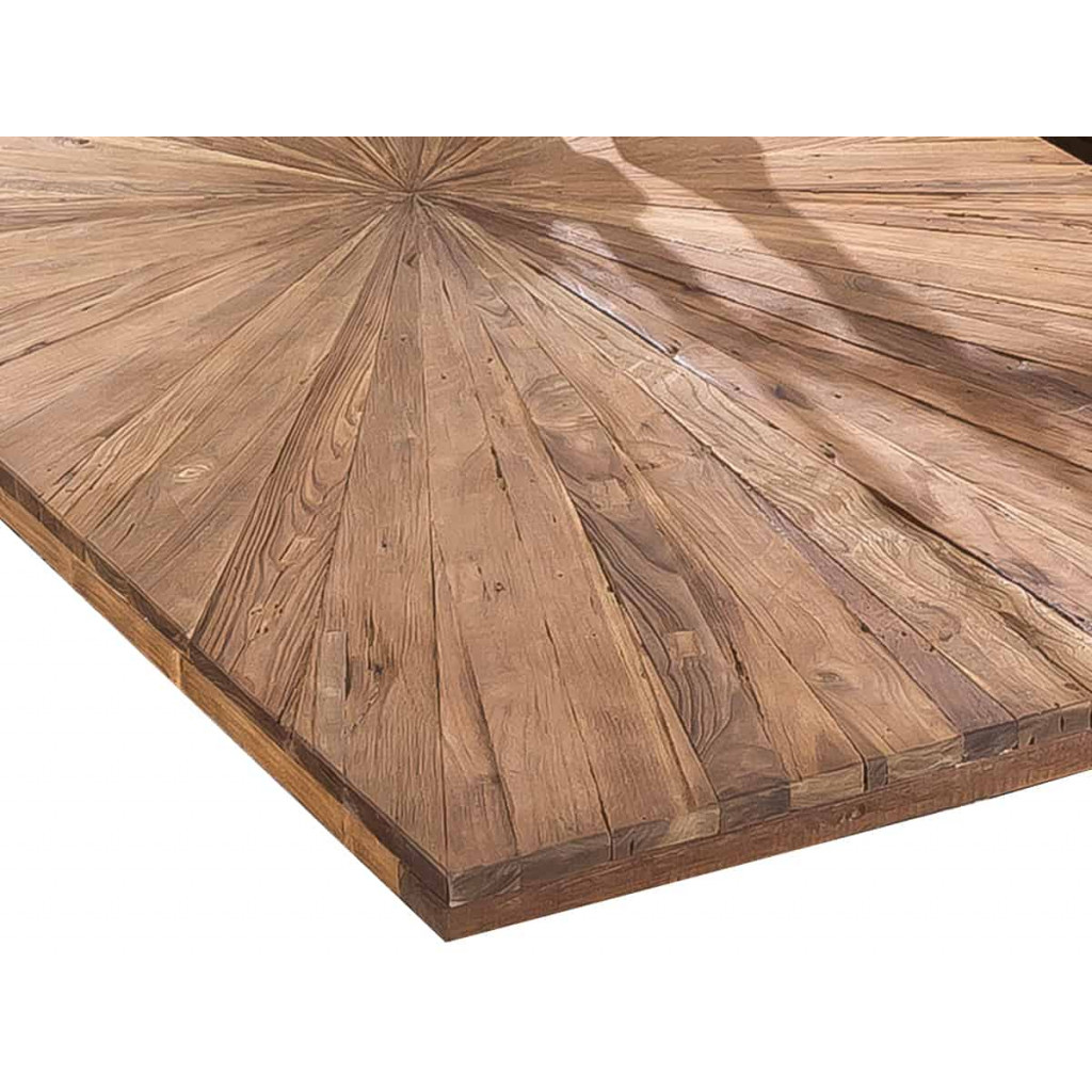 Esstisch Vanaja Modern Teak Dunkelbraun