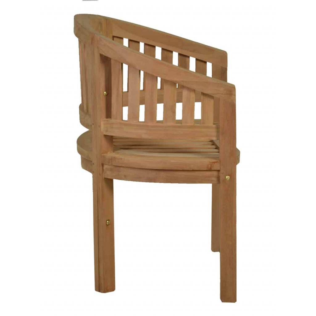 Gartenstuhl  Gartenmöbel Outdoor Modern Teak Honig