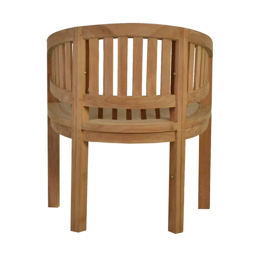 Gartenstuhl  Gartenmöbel Outdoor Modern Teak Honig