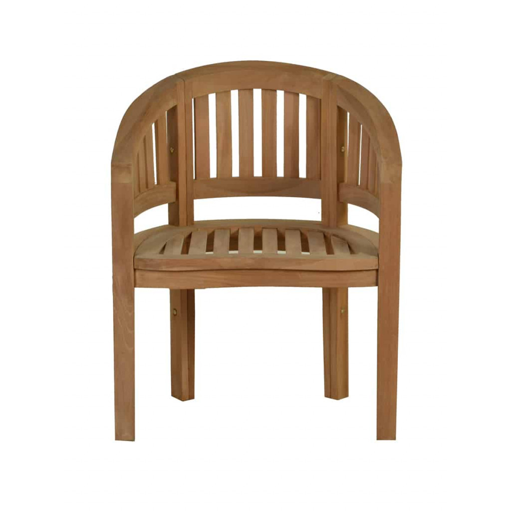 Gartenstuhl  Gartenmöbel Outdoor Modern Teak Honig